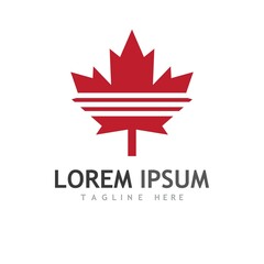 Obraz premium Maple leaf vector illustration