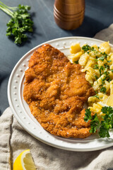 Homemade German Pork Schnitzel