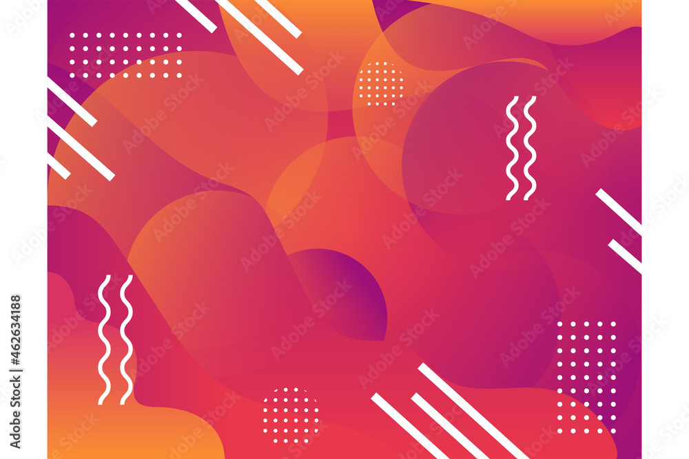 Poster abstract gradient red orange and pink soft colorful background. modern horizontal layout design for 
