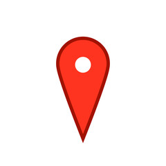 Location icon, map pin, gps mark pointer vector.