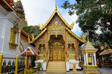 Fototapeta premium Phra That Doi Suthep Temple in Chiang Mai, Thailand
