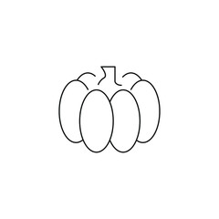 pumpkin icons symbol vector elements for infographic web