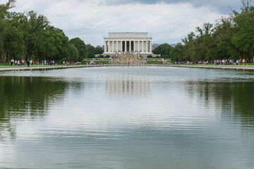 Lincoln Memorial landmark shrine hall is a presidential memorial site built in Washington, D.C. at...