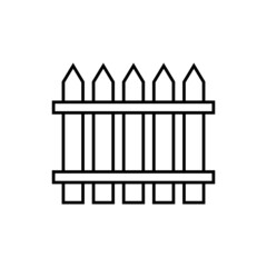 Fence line icon