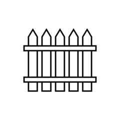 Fence line icon