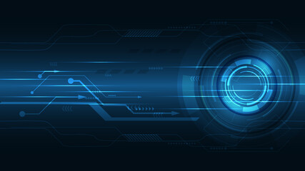 Technology background Hi-tech communication concept innovation abstract background vector illustration