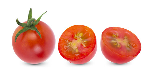 Tomato isolated on white background