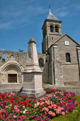 Montchauvet , France - april 3 2017 : the picturesque village