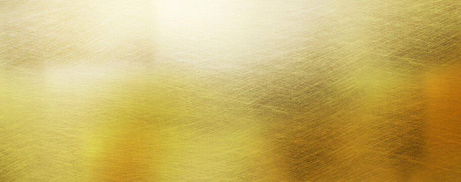 gold brushed metal surface texture background