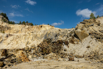 Rosia Montana Gold Mine Quarry in Romania