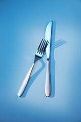 Tableware: fork and knife