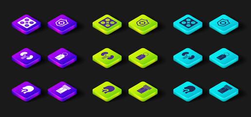 Set Sore throat, Medicine bottle and pills, Human kidneys, Eye drop, Life insurance hand and Pills blister pack icon. Vector