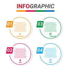 Graphic abstract element, Business data visualization. Process chart. a diagram with steps, options, sections or processes. Vector business template for presentations. Creative concept for infographic