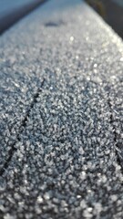 Frozen snow