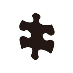 puzzle piece icon vector design