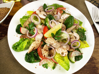 Mixed Salad with grilled Mackerel