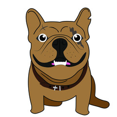  This is Frenchie Series in portrait photo style. You can bring him and create him on your product or any you want. It's suitable for use as a logo, symbol, signage.