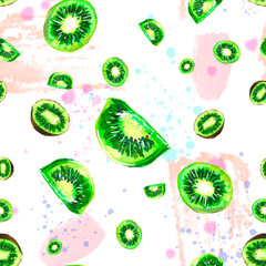 seamless pattern with fruits