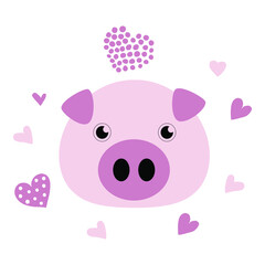 pink piggy bank