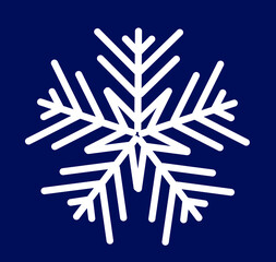 Vector snowflake pattern, Christmas decoration 