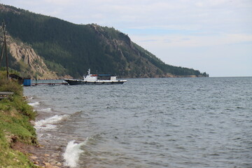 Lake Baikal and the ship