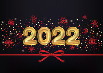 2022 new year background design