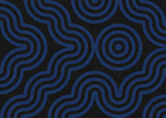 Fototapeta premium Abstract Geometric Pattern generative computational art illustration