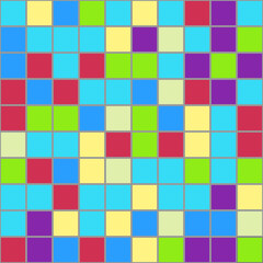Colorful squares background