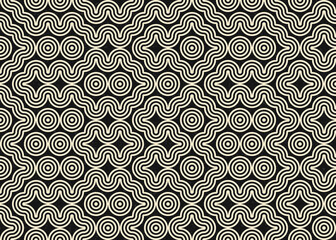 Abstract Geometric Pattern generative computational art illustration