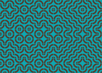 Abstract Geometric Pattern generative computational art illustration