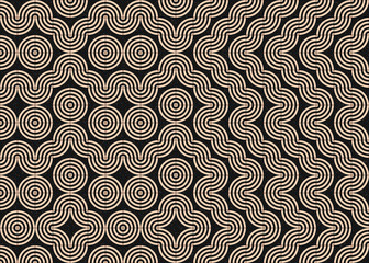 Abstract Geometric Pattern generative computational art illustration