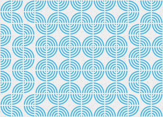 Abstract Geometric Pattern generative computational art illustration