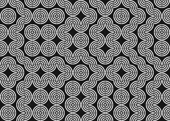 Abstract Geometric Pattern generative computational art illustration