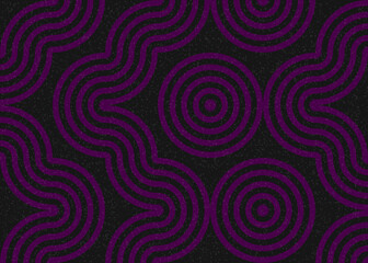 Abstract Geometric Pattern generative computational art illustration