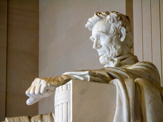 Lincoln Memorial close up Washington DC