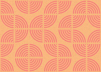 Abstract Geometric Pattern generative computational art illustration