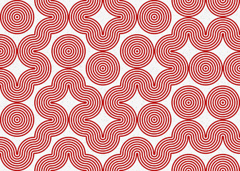 Abstract Geometric Pattern generative computational art illustration