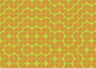 Abstract Geometric Pattern generative computational art illustration