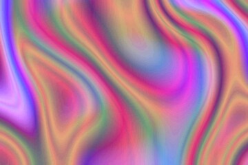 Multicolored abstract background. Psychedelic lines. Bright saturated color. Background for the cover of a laptop, notebook, case, fabric.