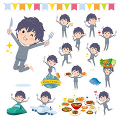 食のイベントに関するニート男性のセット