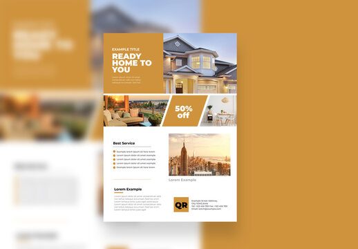 Real-Estate Flyer Layout