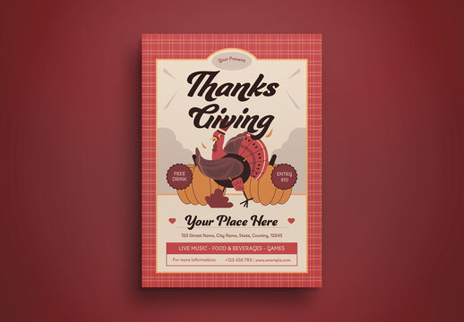 Thanksgiving Flyer Layout