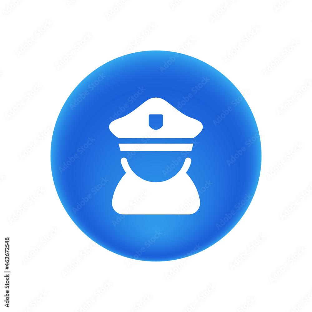 Canvas Prints captain - sticker