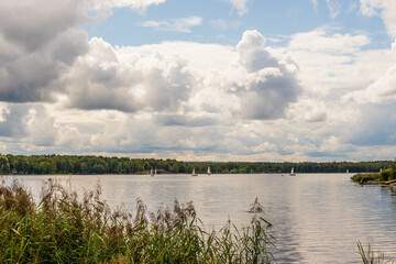 Tychy jezioro Paprocany Polska