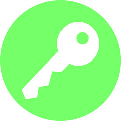 Key Isolated Vector icon which can easily modify or edit

