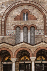 Piraeus, Holy Trinity, Neo-Byzantine Cathedral, Holy, Trinity, Agia Triada, Greek Church, Orthodox Church, Greek, Port of Piraeus, art, Christian, Christianity, Europe, European, Greece, Greek, Gulf, 