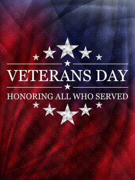 Veterans day background. National holiday of the USA.