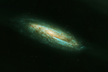 Beautiful spiral galaxy. Elements of this image were furnished by NASA.