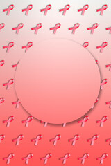 Red background with red ribbons representing World AIDS Day