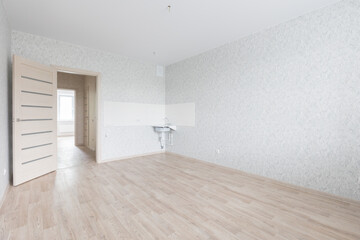 Fototapeta premium unfurnished house or apartment in bright colors